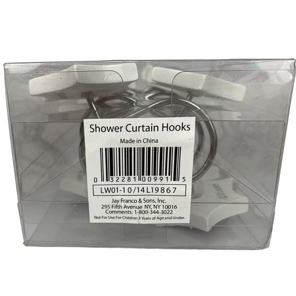 Disney Frozen Shower Curtain Hooks Set of 12 ELSA ANNA OLAF Resin Decorative - Picture 4 of 4